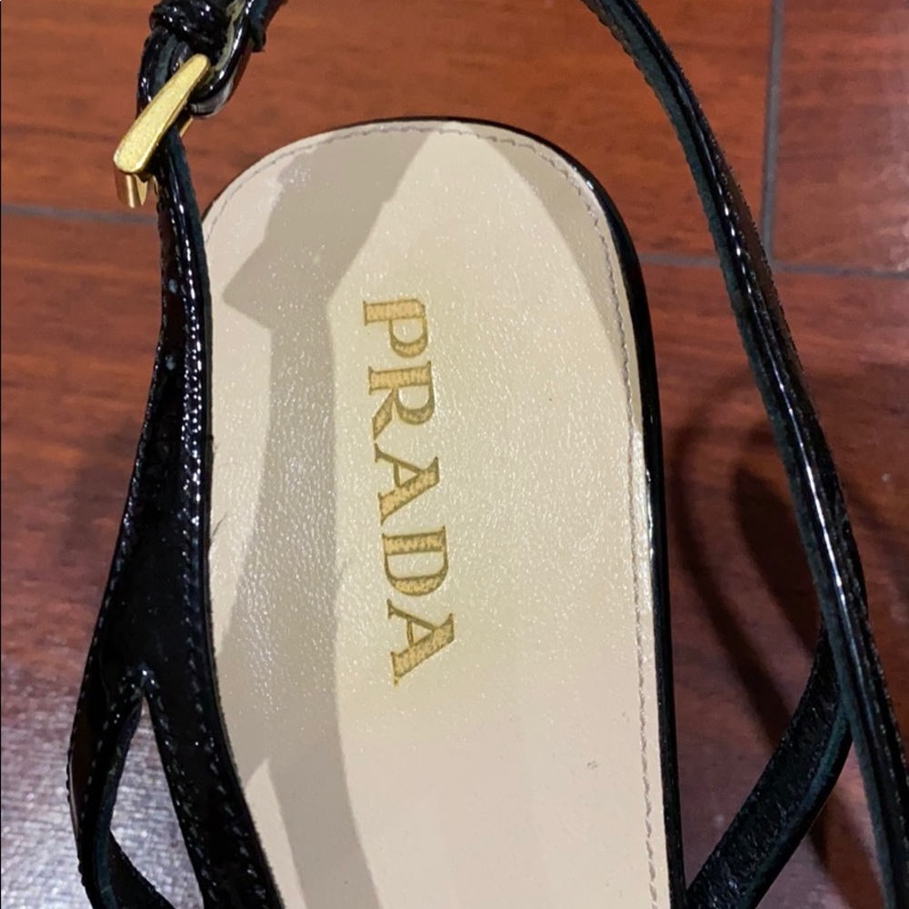 Prada black sandals. - Picture 3 of 6